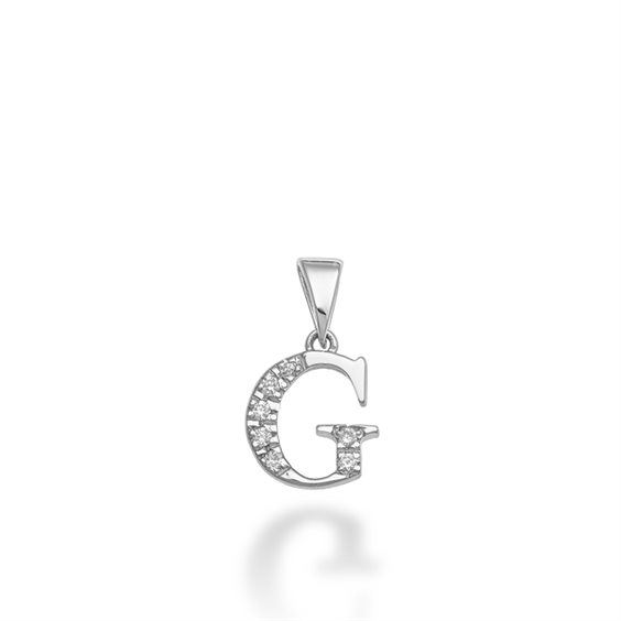 Pendente Mikiko Donna in Oro bianco Diamante 0.04 Ct MCHARMDIGO4 - MCHARMDIGO4